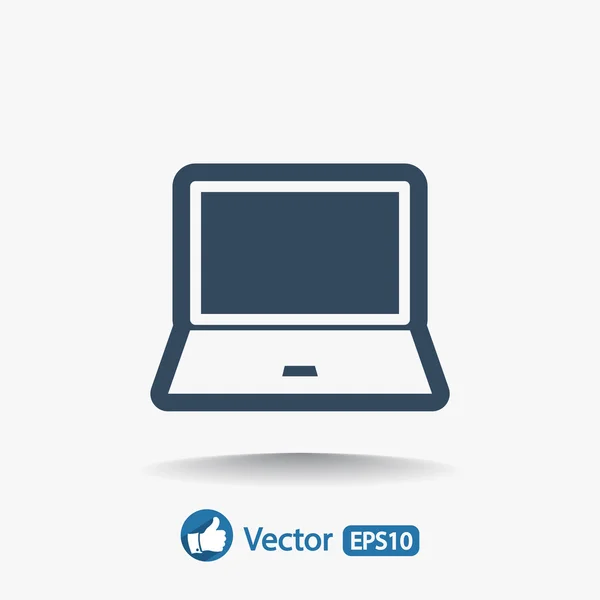 Design de ícone laptop — Vetor de Stock