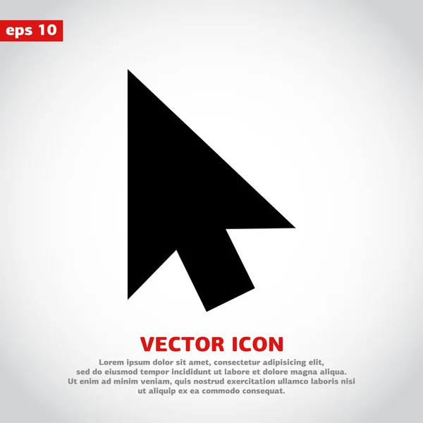 Diseño del icono del cursor — Vector de stock