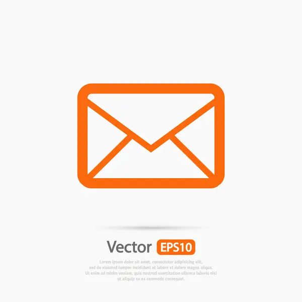 Sobre icono de correo — Vector de stock