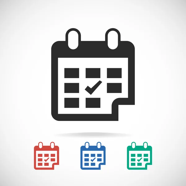 Kalender-Icon-Design — Stockvektor