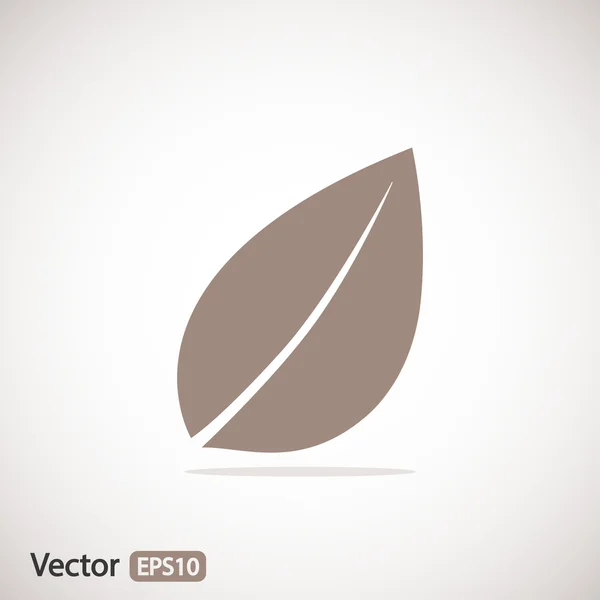 Icono hoja de árbol — Vector de stock