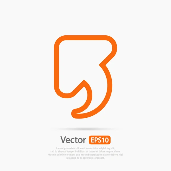 Icono flecha arriba — Vector de stock