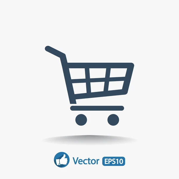 Icono de cesta de compra — Vector de stock