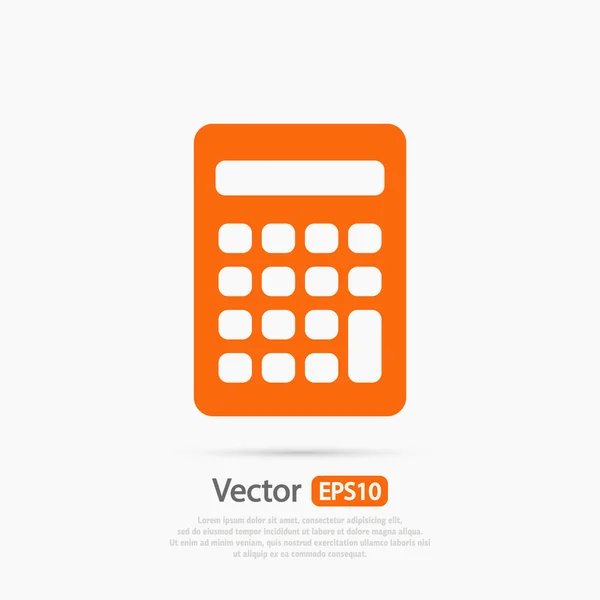 Rechner-Icon-Design — Stockvektor