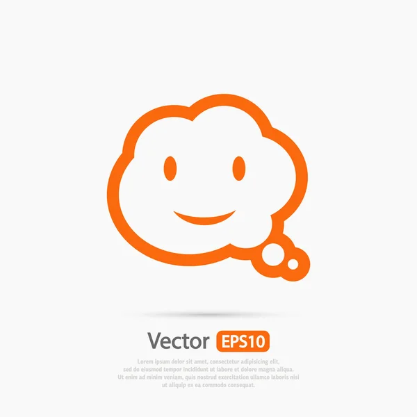 Beszéd buborékok ikon — Stock Vector