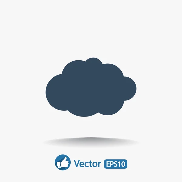Nube Icono de diseño — Vector de stock