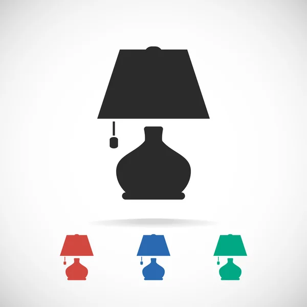 Pictogram design lamp — Stockvector