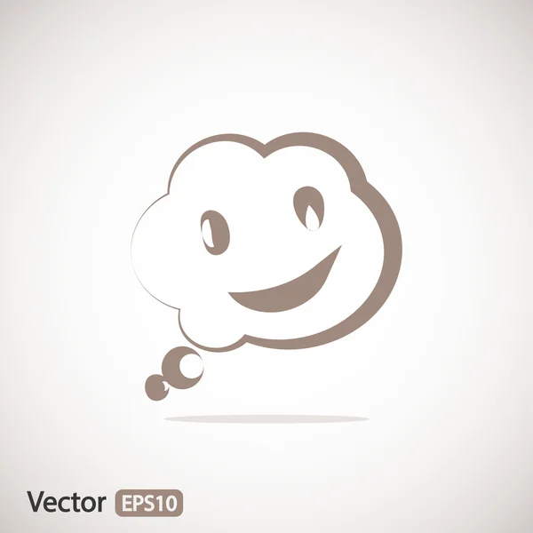 Bule de vorbire pictogramă — Vector de stoc