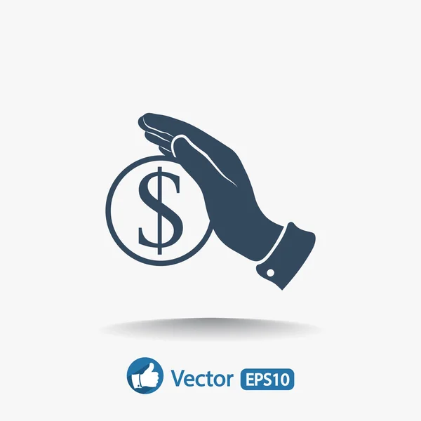 Spara pengar-ikonen — Stock vektor