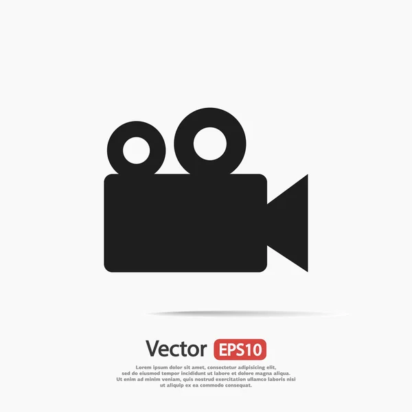 Video camera icon — Stock Vector