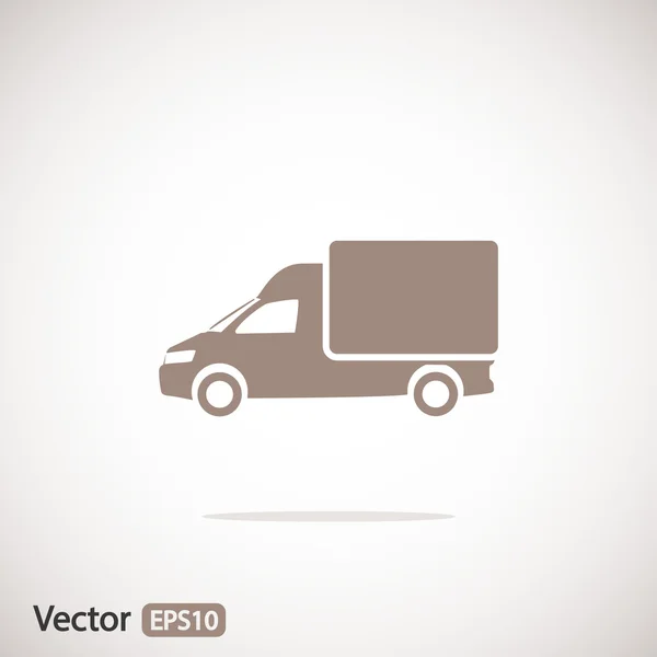 Vrachtwagen Flat Icon — Stockvector