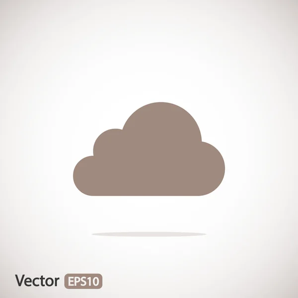 Desain awan Ikon - Stok Vektor