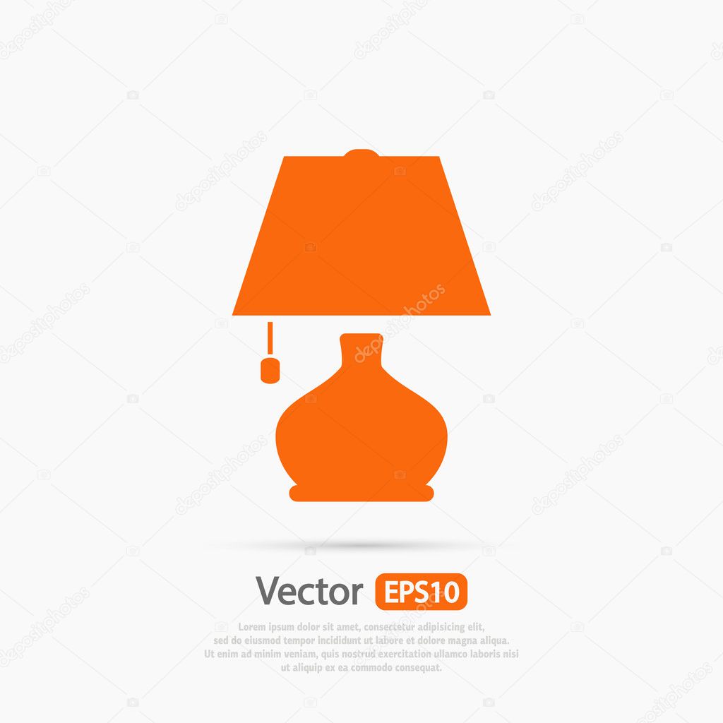 Lamp icon design