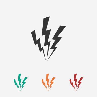 Yıldırım simgesi tasarım