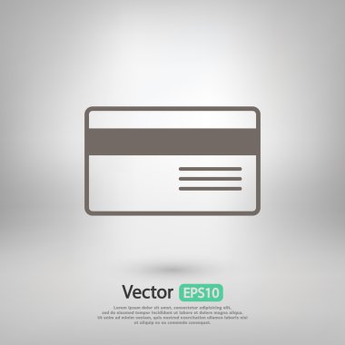 banka kredi kartı simgesi