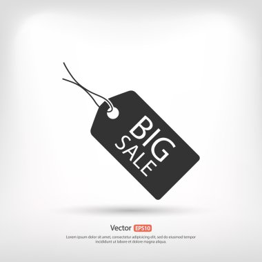 Satılık etiketi simgesi