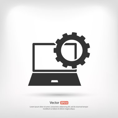 Dizüstü bilgisayar simgesi tasarım