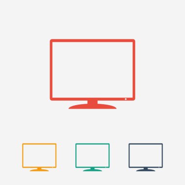 Monitör simgesi tasarım