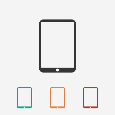 Modern dijital tablet pc simgesi