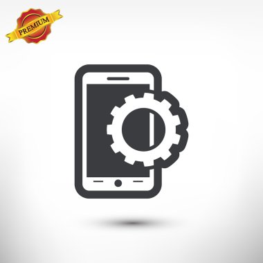 Mobil akıllı telefon simgesi