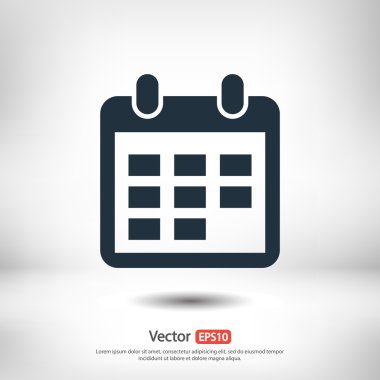 Takvim simgesi tasarım