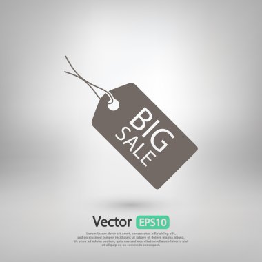 Satılık etiketi simgesi