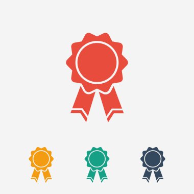 Kurdele simgeli rozet