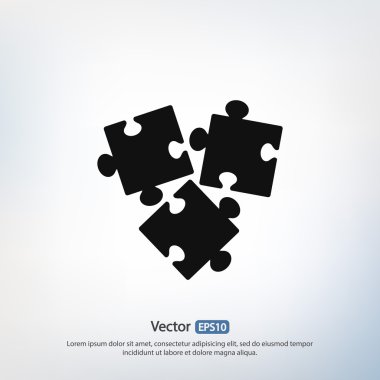 puzzle parçaları simgesi