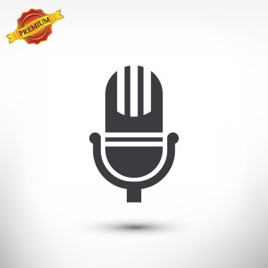 mikrofon simgesi tasarım