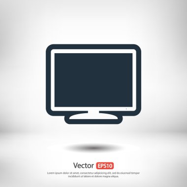 Monitör simgesi tasarım