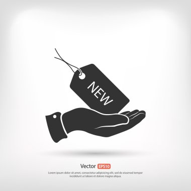 Satılık etiketi simgesi