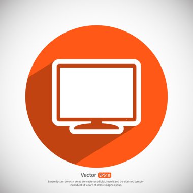 Monitör simgesi tasarım