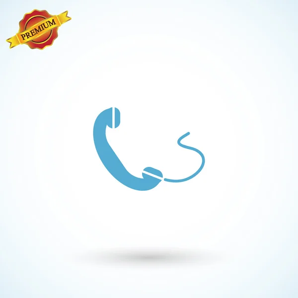 Telefone, ícone plano —  Vetores de Stock
