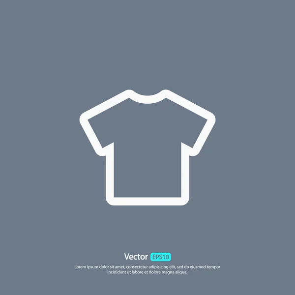 Tshirt Flat pictogram — Stockvector