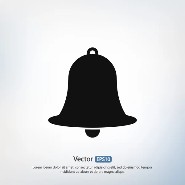 Dzwon ikona designu — Wektor stockowy