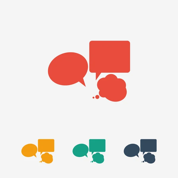 Speech bubbles icon — Stock Vector