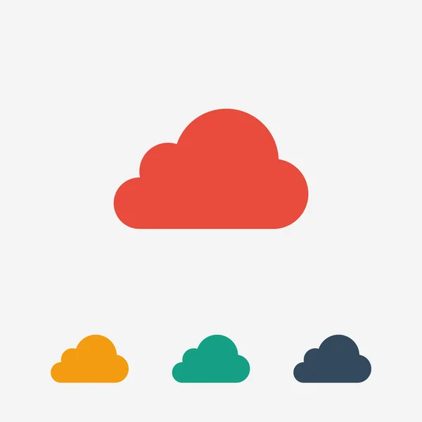 Nube Icono de diseño — Vector de stock