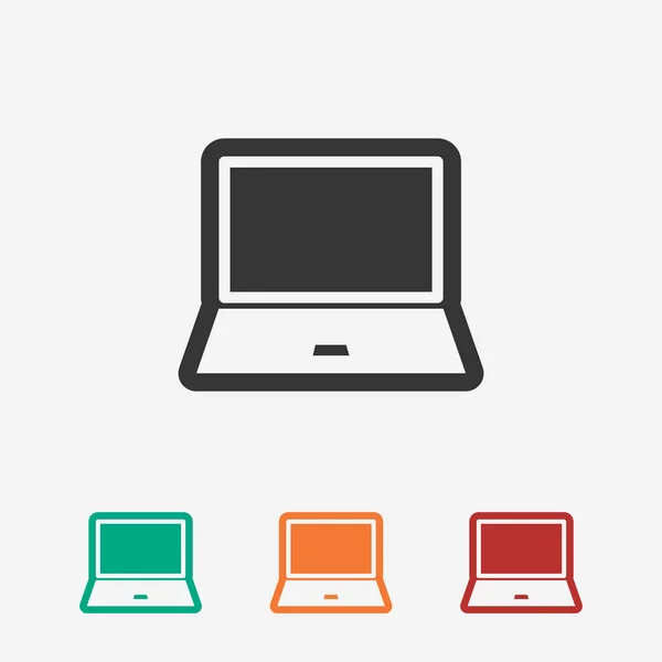 Laptop pictogram ontwerp — Stockvector