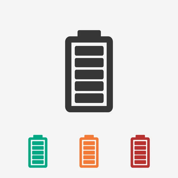 Icône de charge de batterie — Image vectorielle