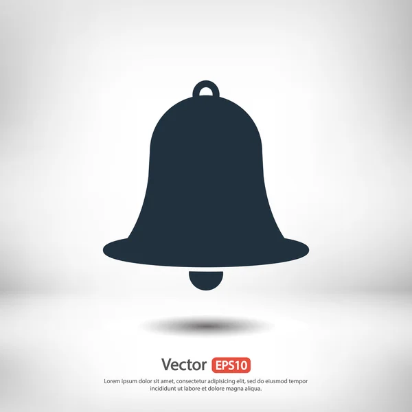 Bell icon design — Stock Vector