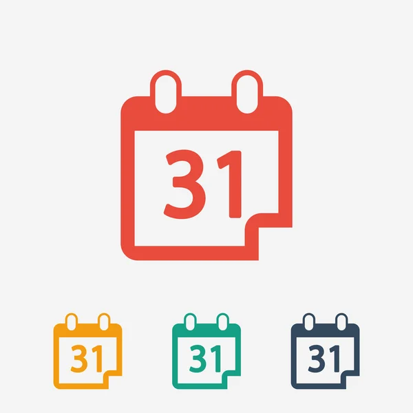 Design de ícone de calendário — Vetor de Stock