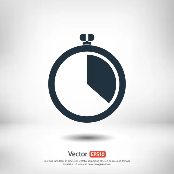 Stopwatch icon design — Stock Vector