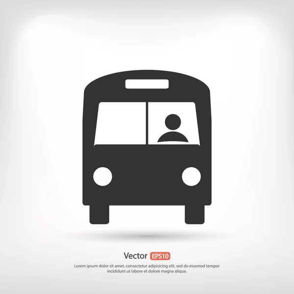 Bus pictogram ontwerp — Stockvector