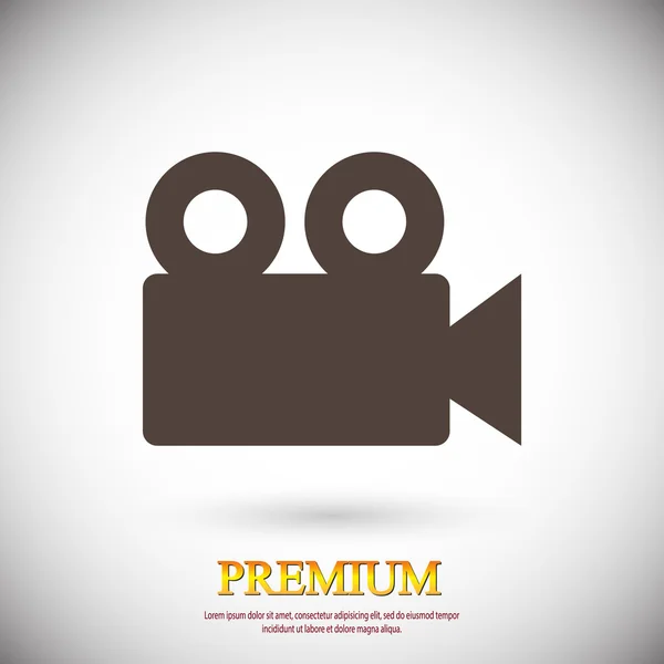 Video camera icon — Stock Vector