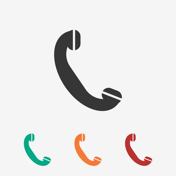 Telefon, flaches Symbol — Stockvektor