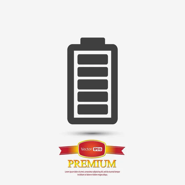 Battery load icon — Stock Vector