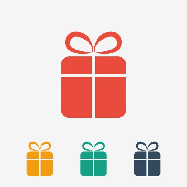 Icono de caja de regalo — Vector de stock