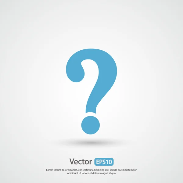 Signo de interrogación — Vector de stock