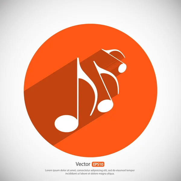 Music icon design — Stock Vector