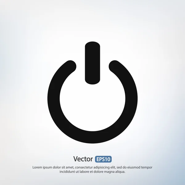 Power-Icon-Design — Stockvektor